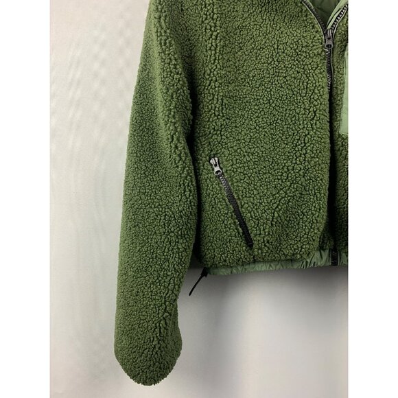Women’s Love Tree Green Sherpa Sweater Size L - Picture 5 of 10